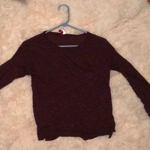 Maroon lightweight sweater